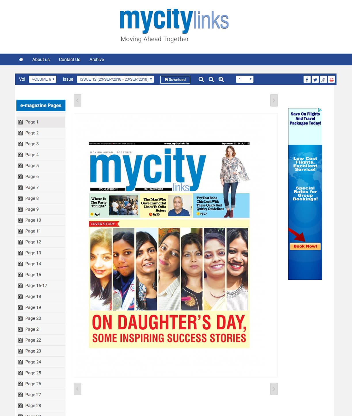 Mycitylinks e-paper